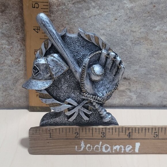 Baseball Victory Wreath Baseball Bat Cap Glove Holding a Baseball Sports Award - Picture 9 of 10